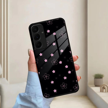 2D customise Glossy Pink Flowers Case