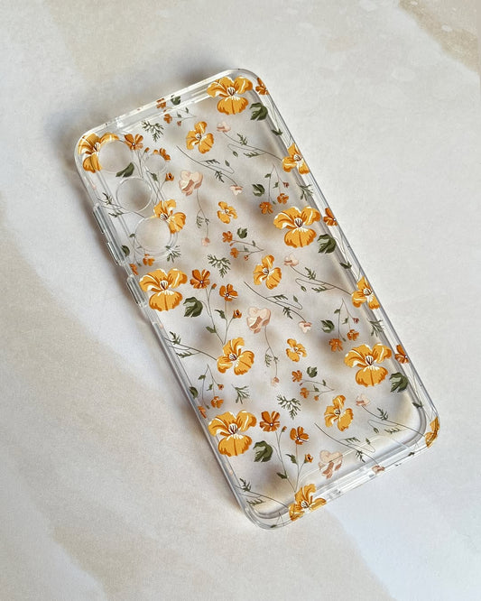 New Flowers Printed Phone Case