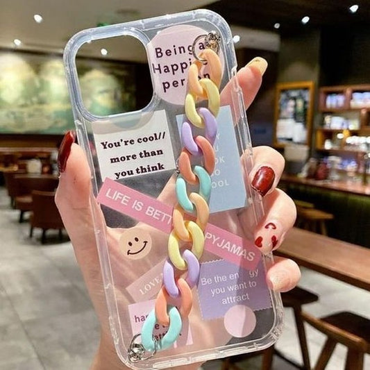 customise Printed Covers including rainbow chain