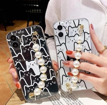 customise Printed Covers include pearls chain