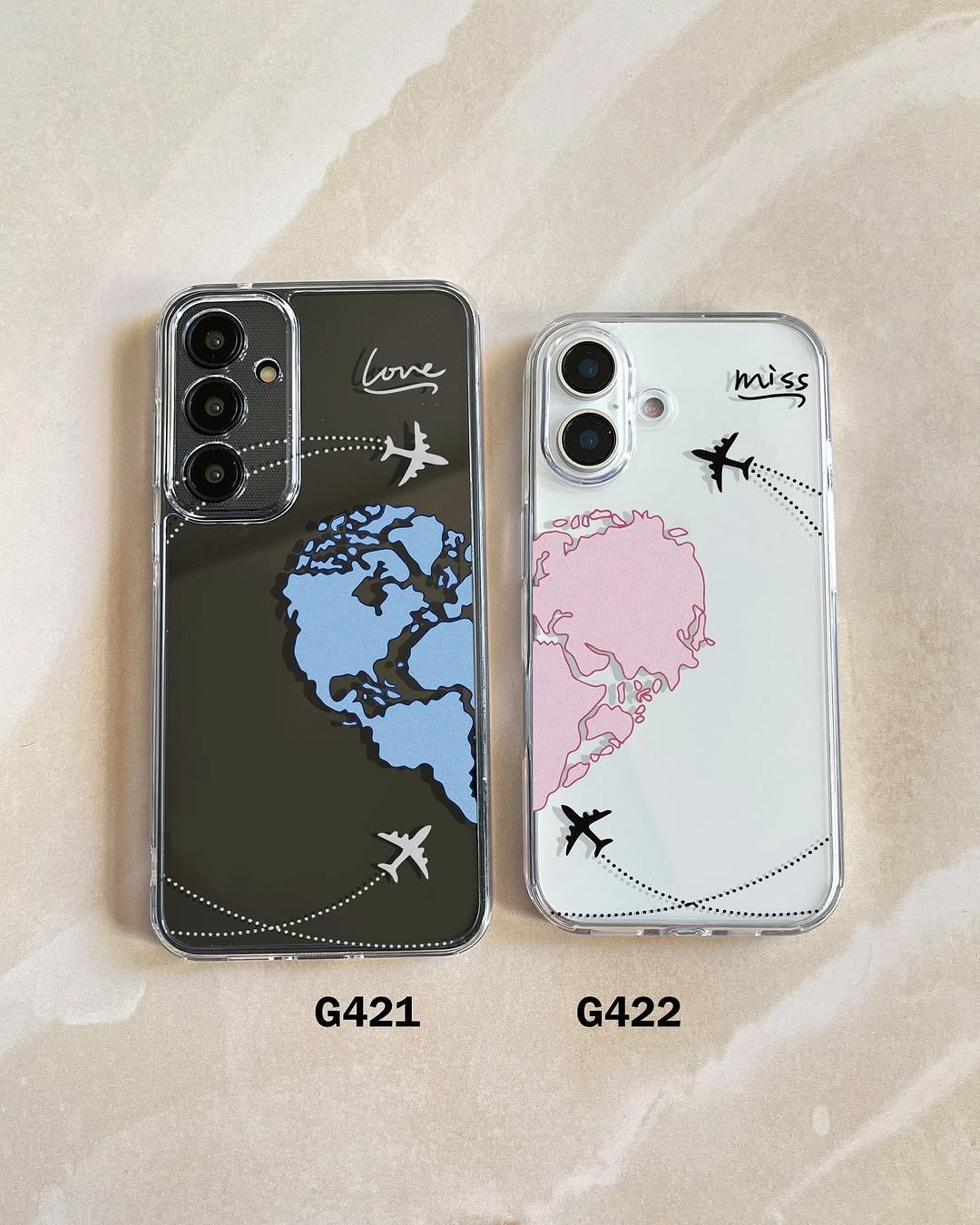 Semi Transparent Printed Phone Case