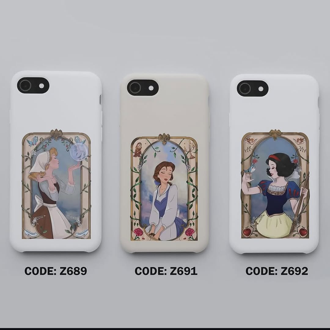Princess themed phone covers🎀.