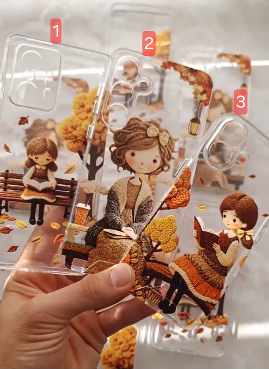 Semi Transparent Printed phone covers🎀.