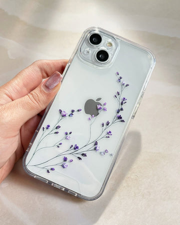 Semi Transparent Flower Printed Cover