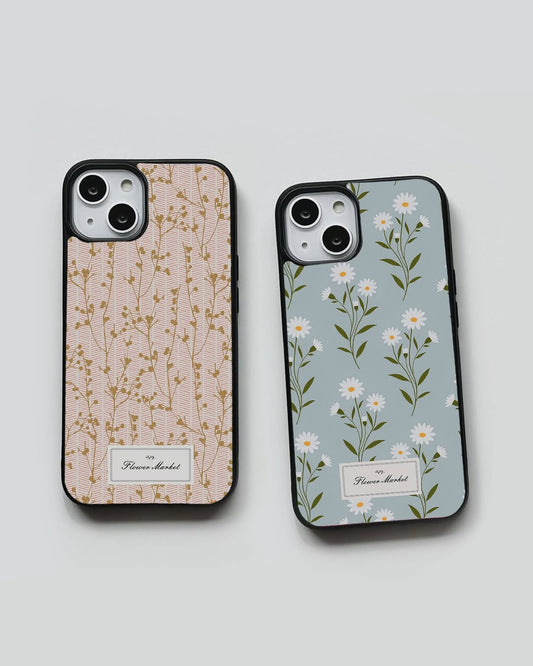 2D  Glossy  Flowers Case