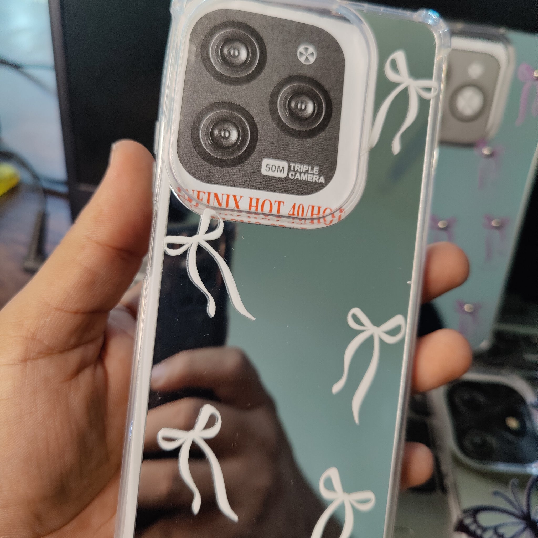 Fancy Glitter Mirror Case