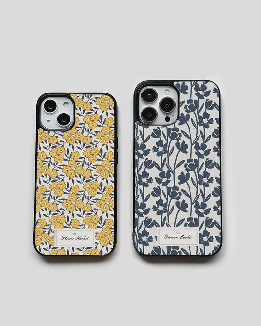 2D  Glossy  Flowers Case