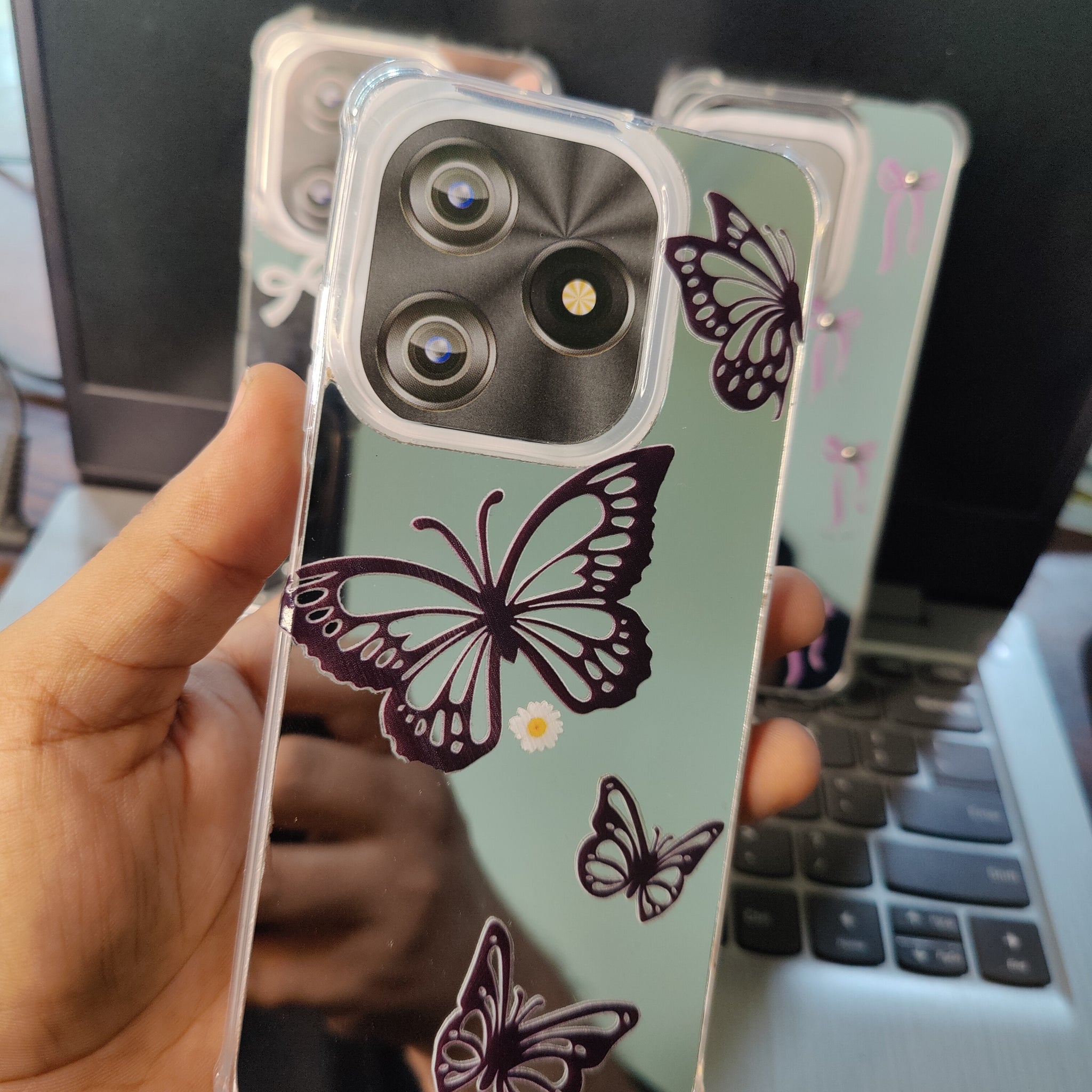 Fancy Glitter Mirror Case