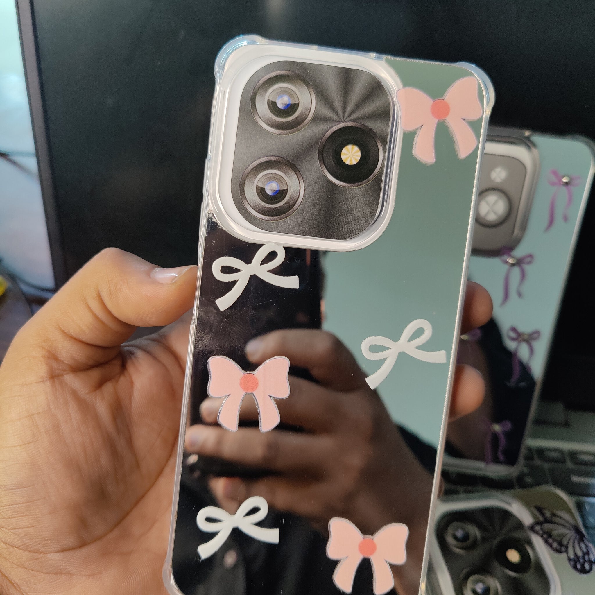 Fancy Glitter Mirror Case