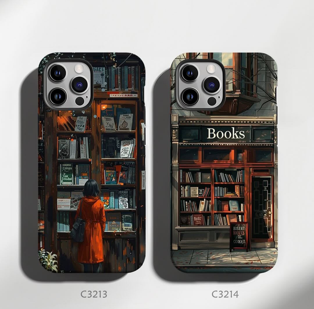 2D Glossy book Printed Case