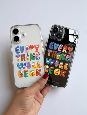 Semi transparent printed covers