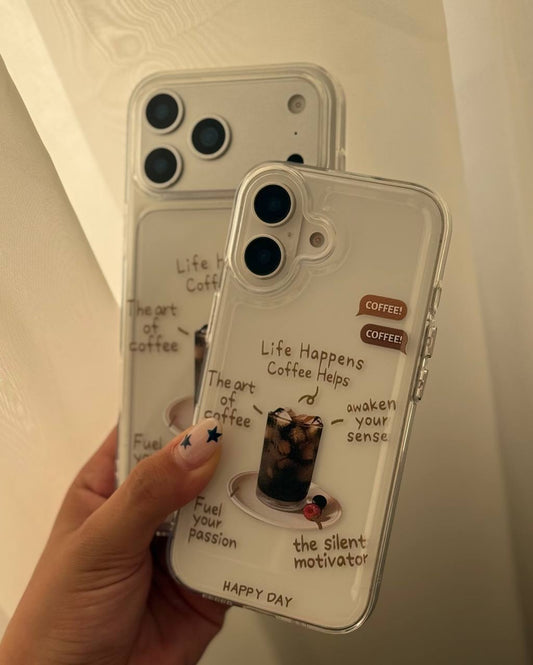 Semi Transparent Printed case