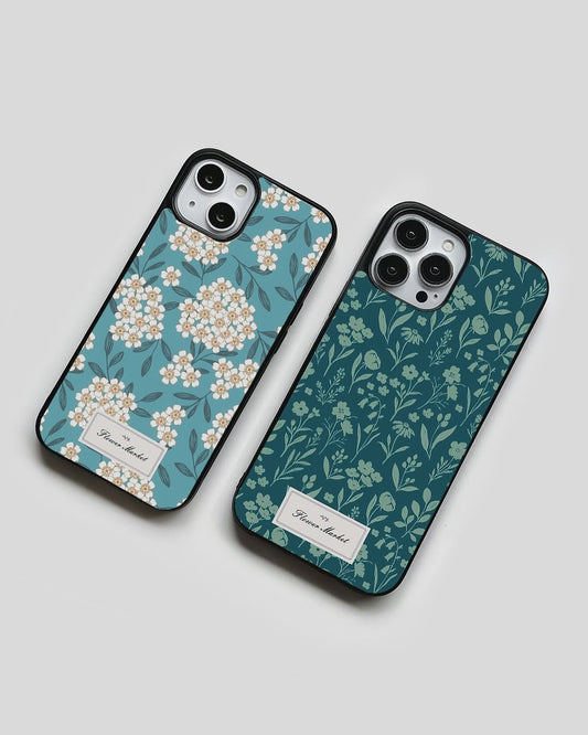 2D  Glossy  Flowers Case