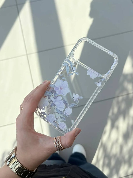 Semi Transparent Flowers  Printed Covers