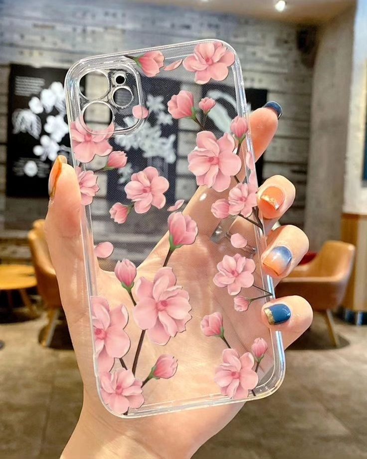 Semi Transparent Flower Printed Cover